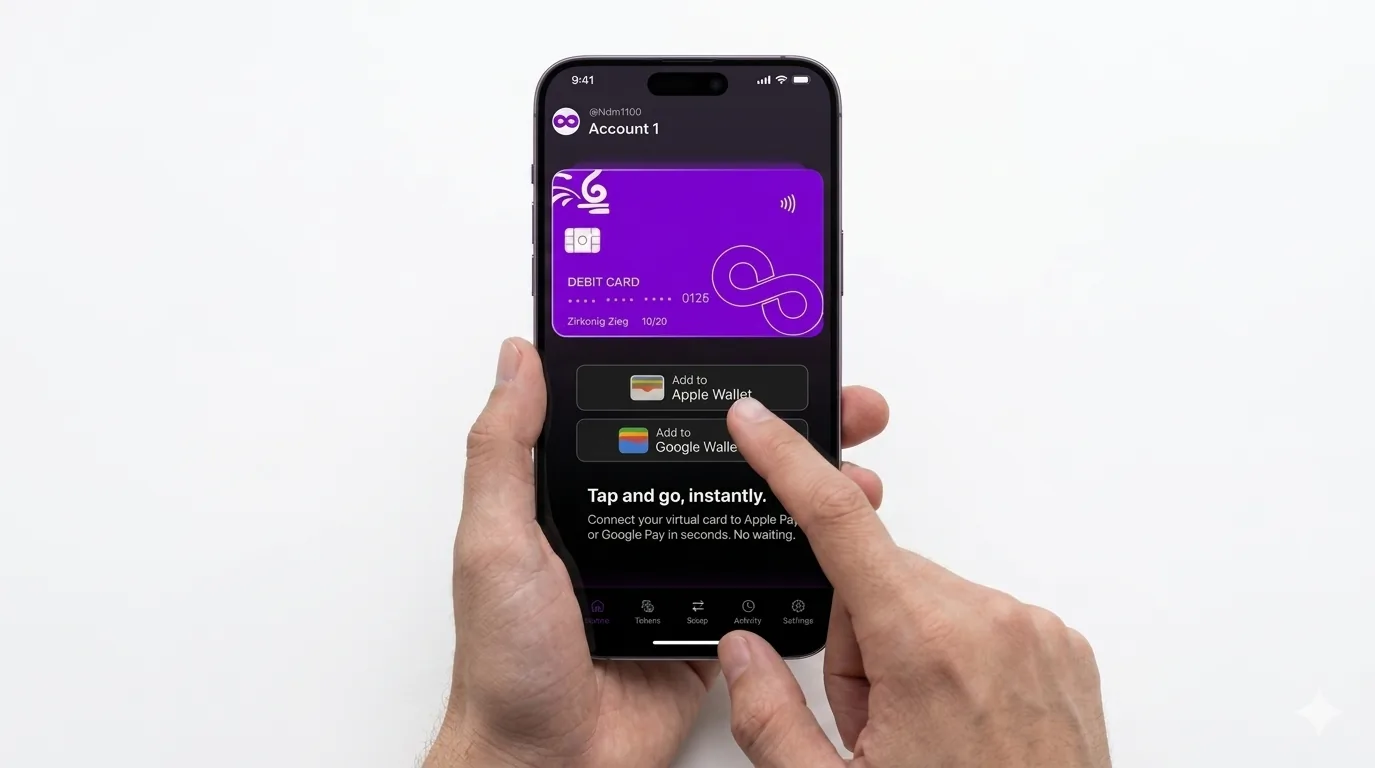 Tap to pay card setup