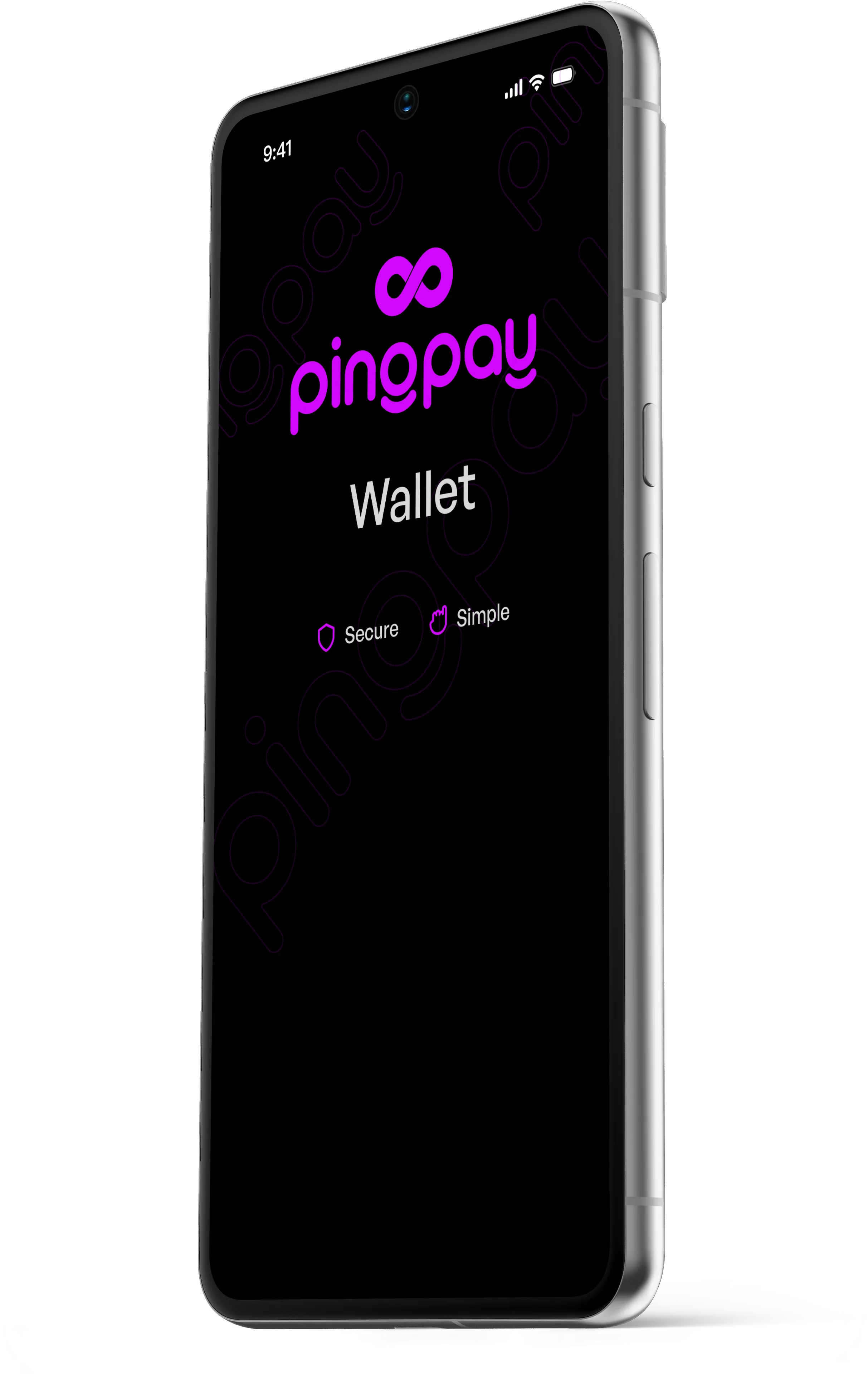 PingPay app on a phone